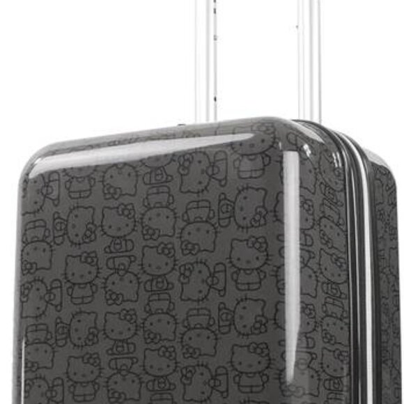 Hello Kitty Printed Hardshell Rolling Suitcase with Spinner Wheels Carry on - Picture 1 of 2